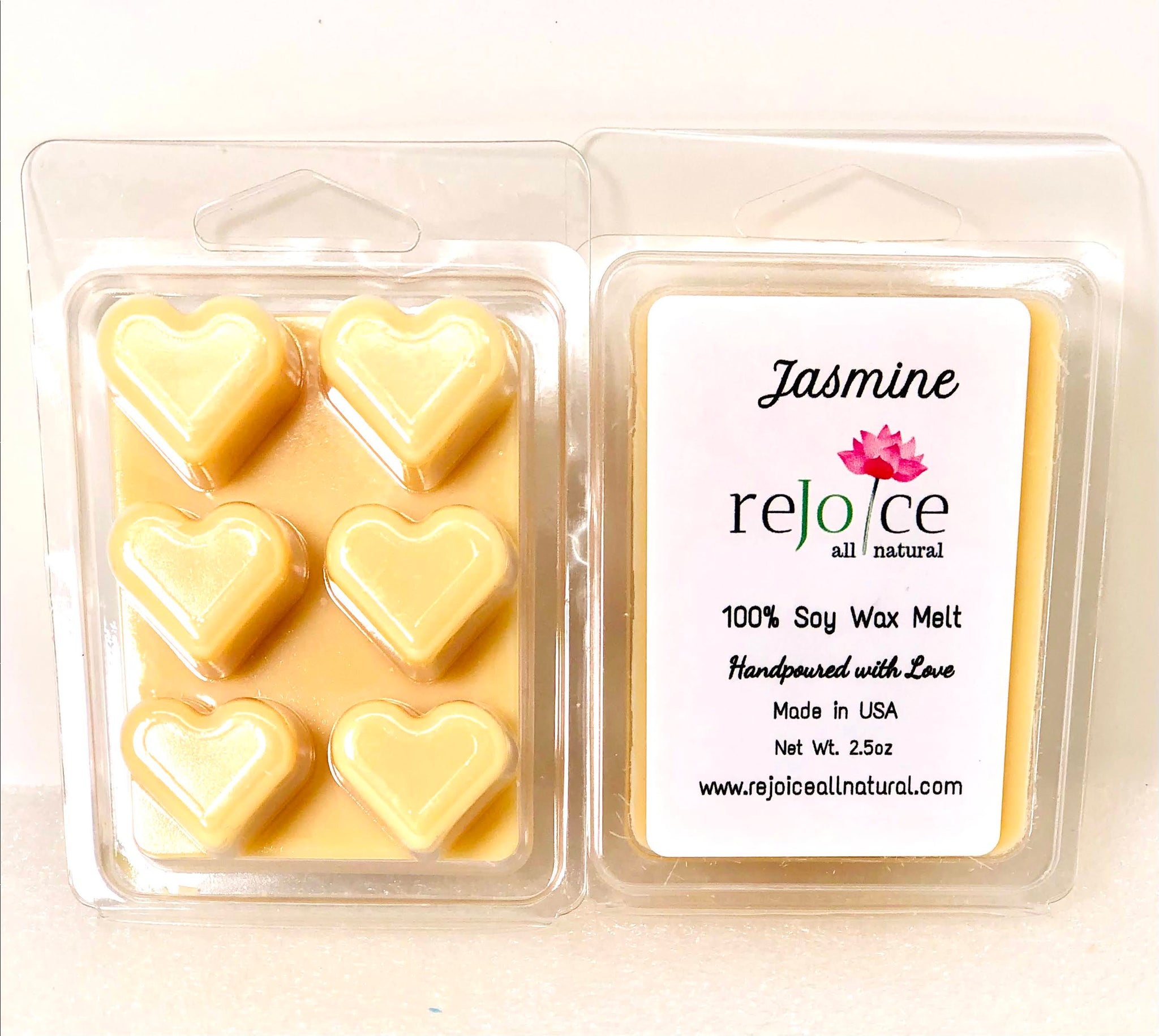 Red Roses Wax Melts Heart Shaped - 16 Highly Scented Wax Melts in A Presentation Gift Box 3.2 oz Pack, Natural Candle, Soy Wax Melt Cubes Shaped As