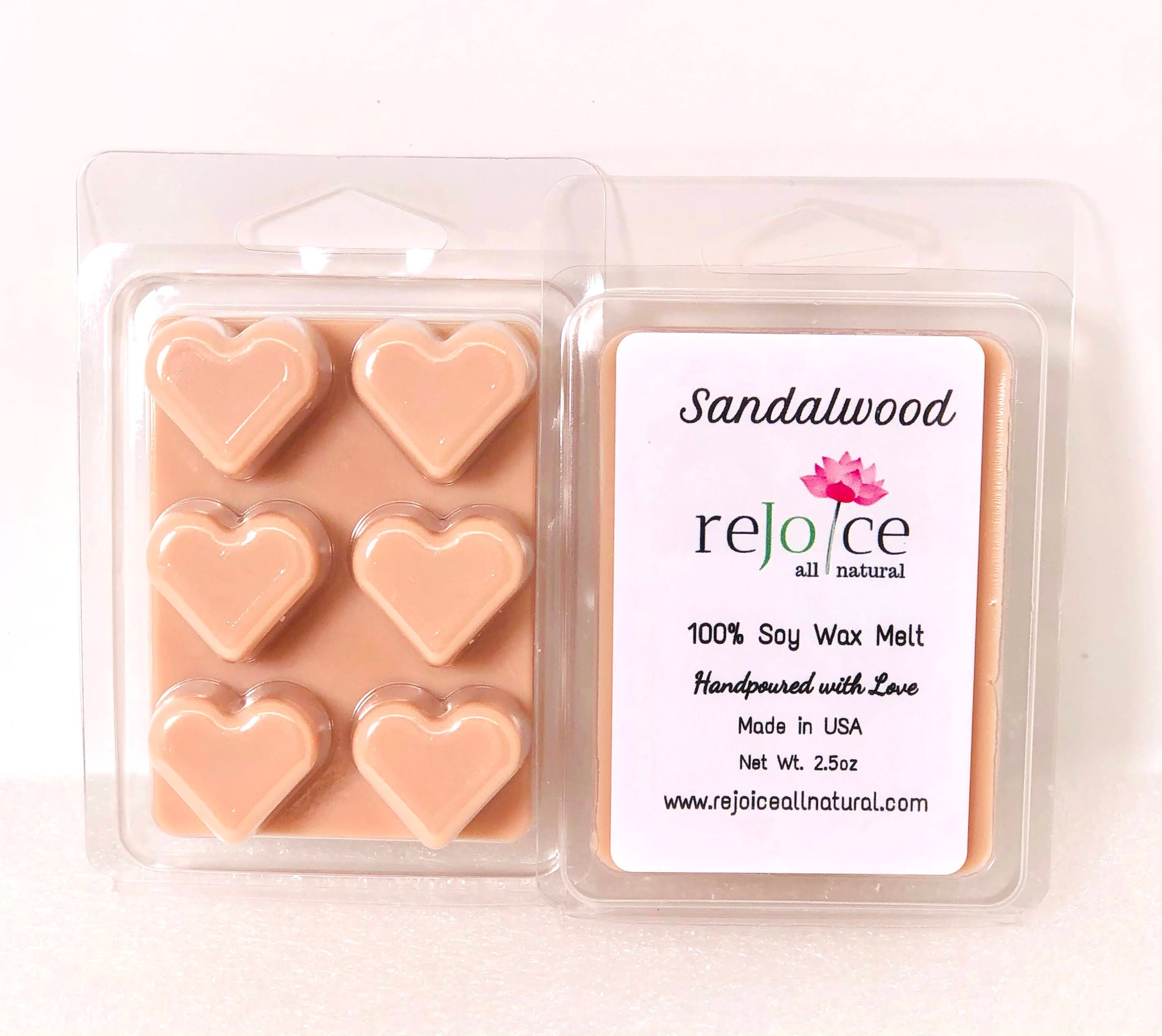 Sandalwood + Rose Wax Melts – Grace+Love Candle Co.