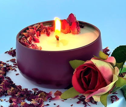 Rose Petal Candles